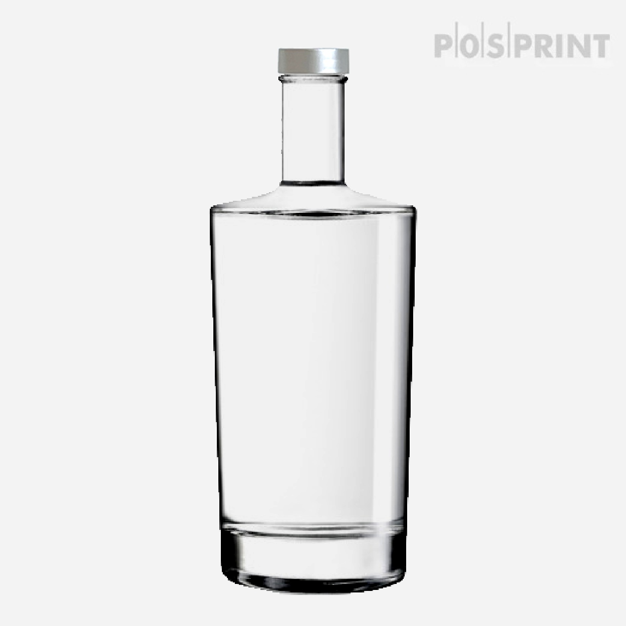 Gastro Flasche 1000 ml mit Logo bedruckt konische Form